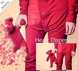 极品PS动作－心型抽离：Heart Dispersion - Ps Action